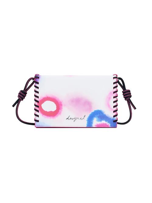 Desigual Tegnebog  blå / pink / hvid