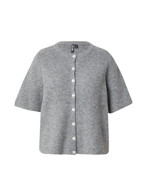 PIECES Curve Cardigan 'PCSILLY'  grå-meleret