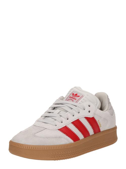 Se ADIDAS ORIGINALS Sneaker low 'SAMBA'  guld / grå / blodrød ved About You