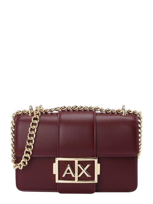 ARMANI EXCHANGE Skuldertaske 'JODIE'  kastaniebrun / guld