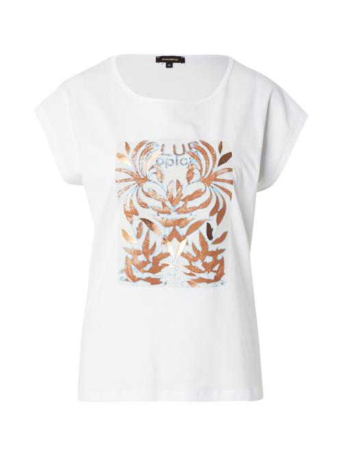 MORE & MORE Shirts  himmelblå / brun / kastaniebrun / hvid