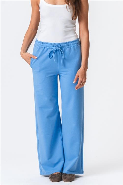 Sweatpants Wide - Lyseblå - XL - TeeShoppen