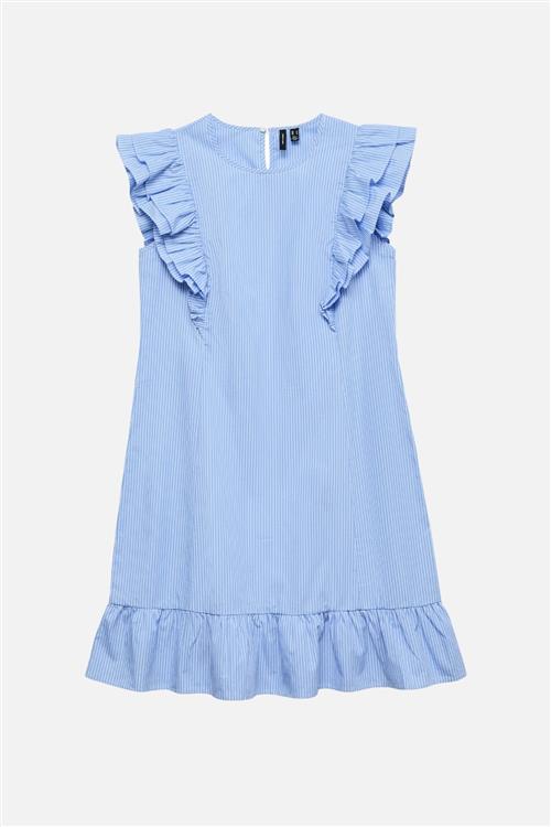 Aila Dress - Little Boy Blue / White - M - Vero Moda