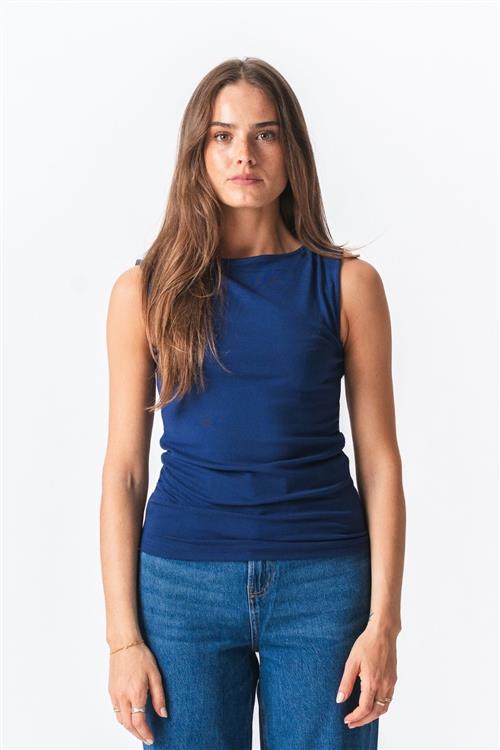Ellie Top - Navy - S - TeeShoppen