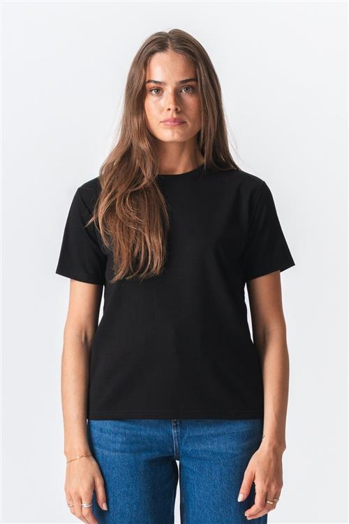 Leah Loose T-shirt - Sort - M - TeeShoppen