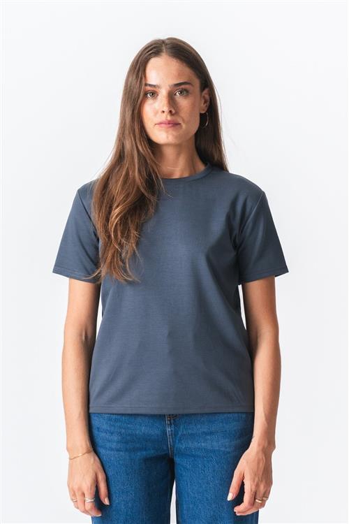 Leah Loose T-shirt - Grå - L - TeeShoppen