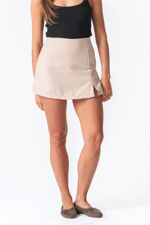 Amina Skirt - Khaki - XS - TeeShoppen