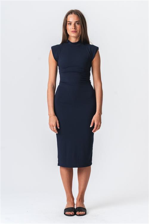 Isabella Kjole - Navy - S - TeeShoppen