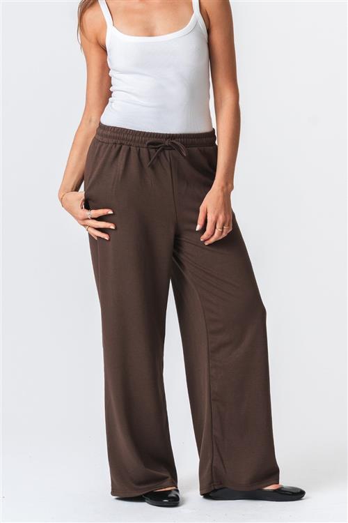 Leah Loose Pants - Brun - XL - TeeShoppen
