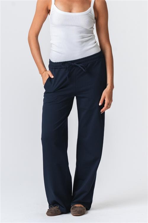 Sweatpants Wide - Navy - L - TeeShoppen