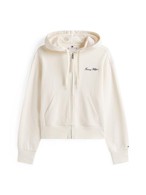 TOMMY HILFIGER Sweatjakke  sort / offwhite