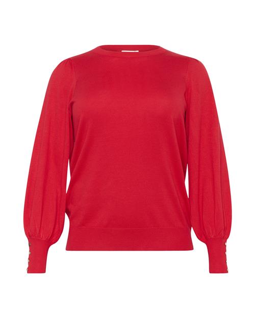 KAFFE CURVE Pullover 'Lizzy'  rød