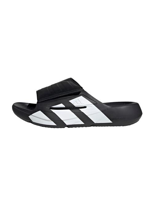 Se ADIDAS SPORTSWEAR Pantoletter 'Lightblaze'  sort / hvid ved About You