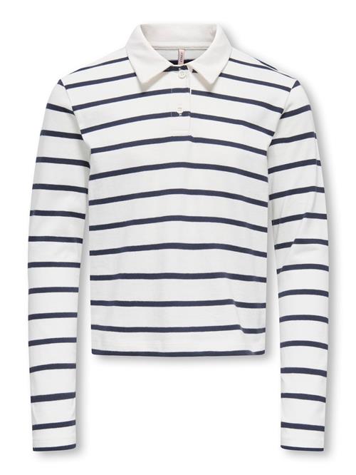 ONLY GIRLS Bluser & t-shirts 'Sira'  natblå / hvid