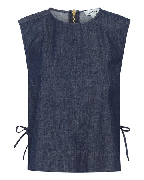 SOAKED IN LUXURY Bluse 'Chamy'  blue denim