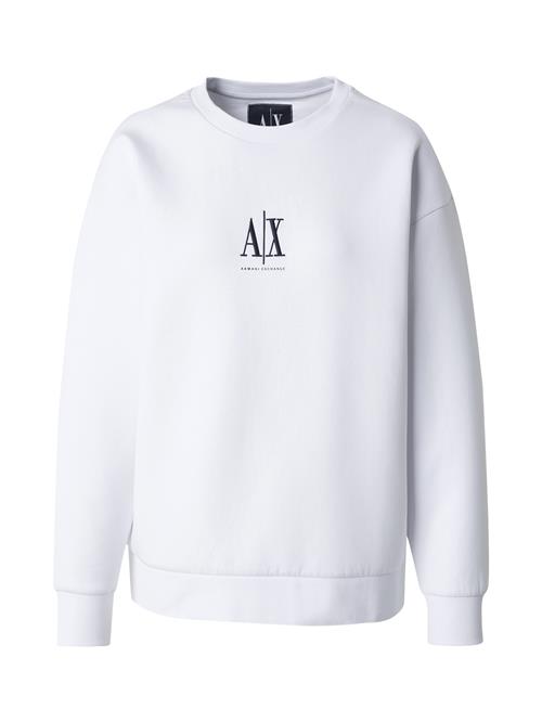 ARMANI EXCHANGE Sweatshirt  sort / hvid