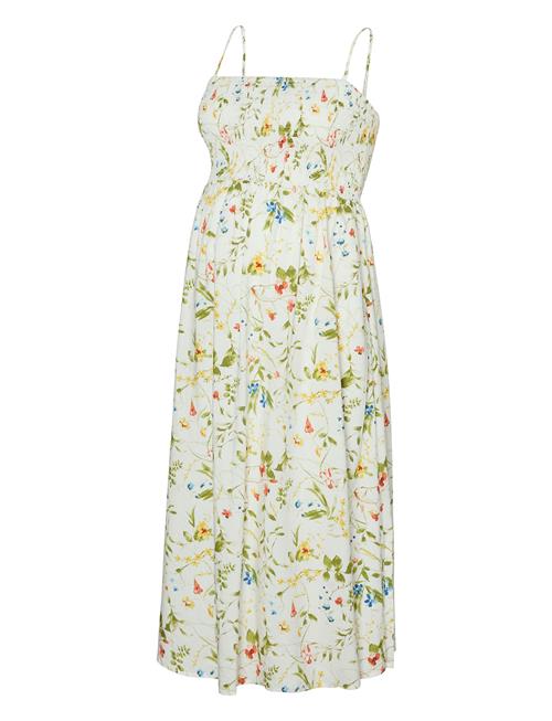 Vmmeasy Joy Calf Bando Dress Wvn Ga Vero Moda Maternity White