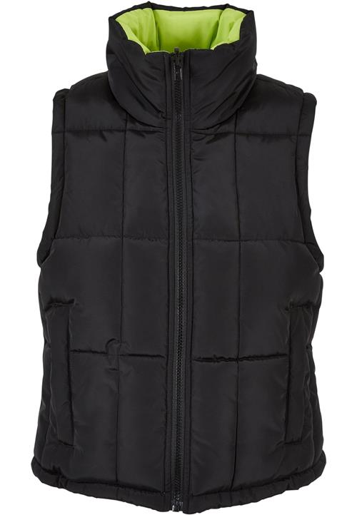 Urban Classics Vest 'Reversible'  grøn / sort
