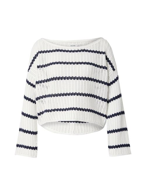 HOLLISTER Pullover  navy / hvid