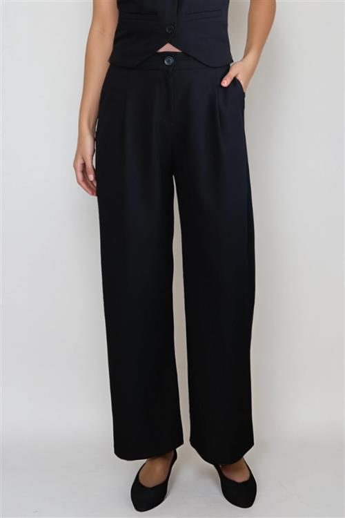Natalie Pants - Sort - M - TeeShoppen