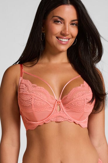 Hunkemöller Ikke-formstøbt bøjle-bh Robijn Orange