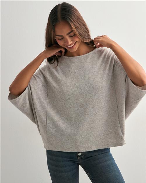 Nelly - Beige - Soft Luxe Oversized Sweater