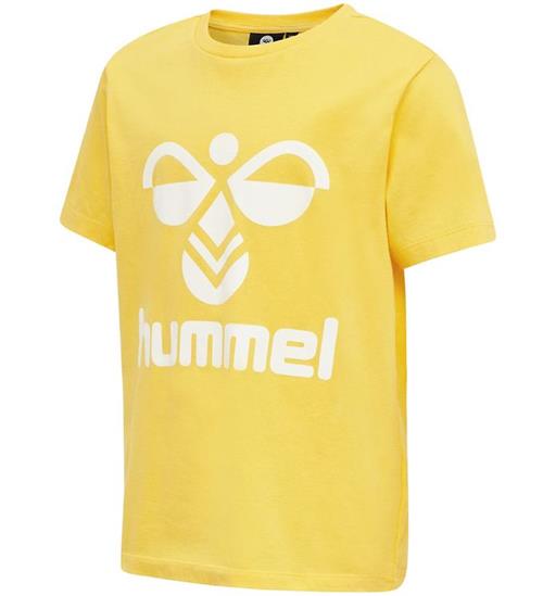 Hummel T-shirt - hmlTres - Gul
