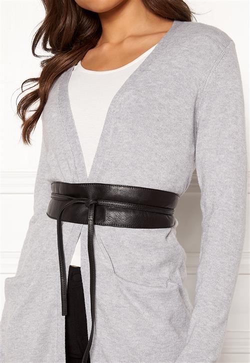 Pieces Vibs Leather Waist Belt