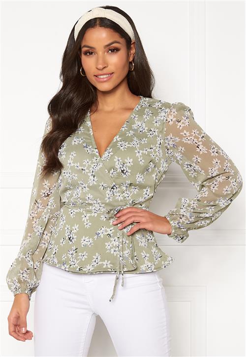 BUBBLEROOM Theia wrap top