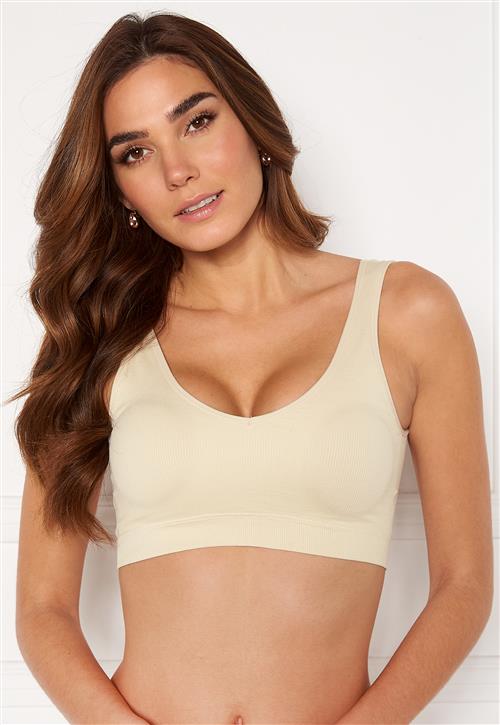 Pieces Symmi Rib Bra Top 2-Pack