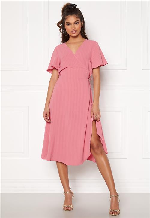 VILA Lovie S/S Wrap Midi Dress