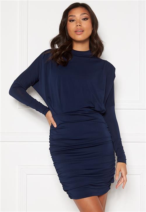 AX Paris Long Slevee Rouch Mini Dress