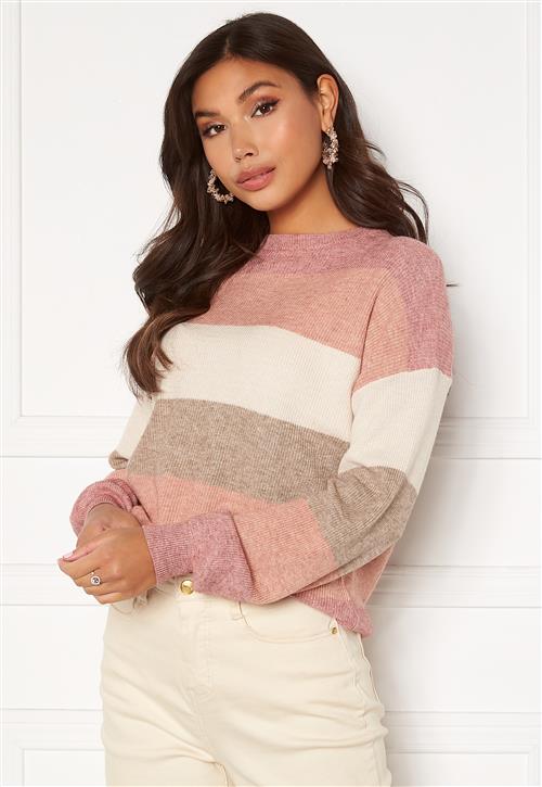 ONLY Atia L/S Stripe Pullover Knt