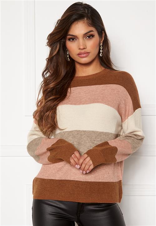 ONLY Atia L/S Stripe Pullover Knt