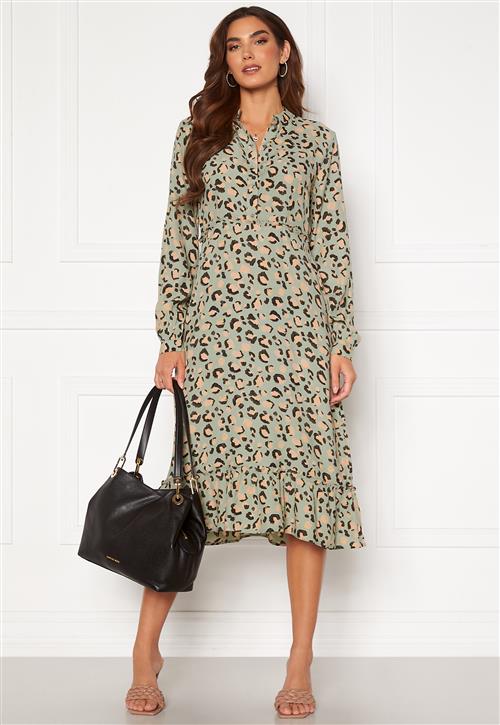 Pieces Dua LS Midi Shirt Dress
