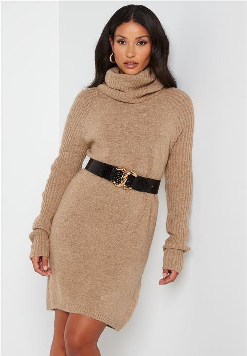 Object Collectors Item Nonsia rib L/S rollneck dress