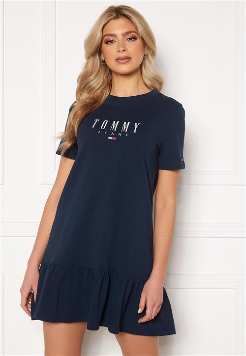 TOMMY JEANS Logo Peplum Dress