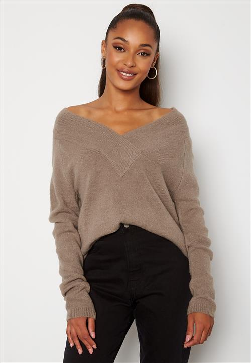VILA Madelia V-Neck L/S Knit Top