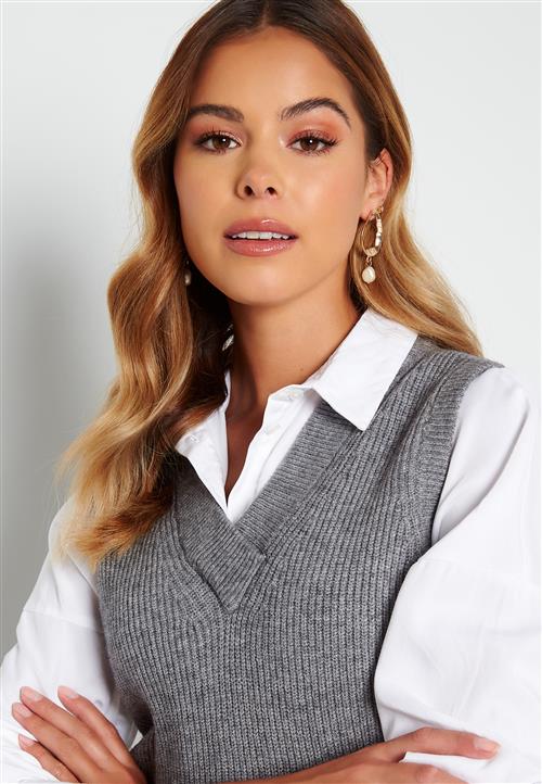 Object Collectors Item Malena S/L knit waistcoat
