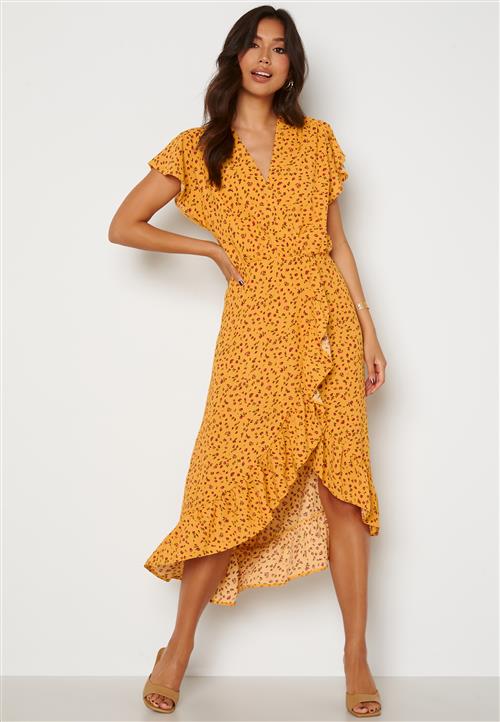 AX Paris Wrap Frill High Low Maxi Dress