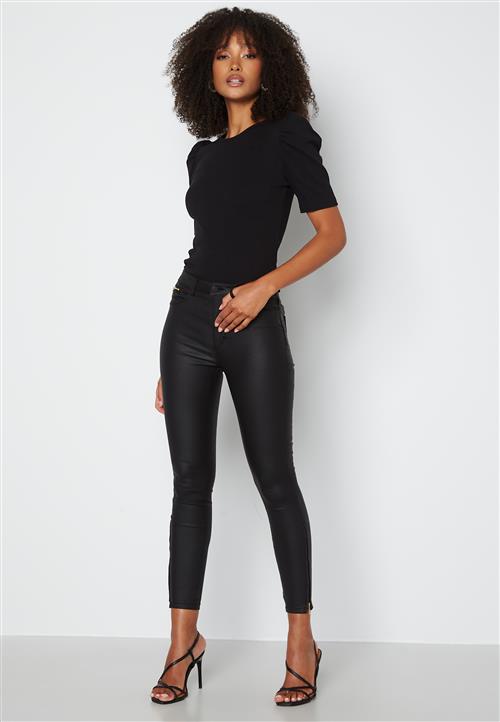 ONLY Royal HW Coated Ankle Zip Pant