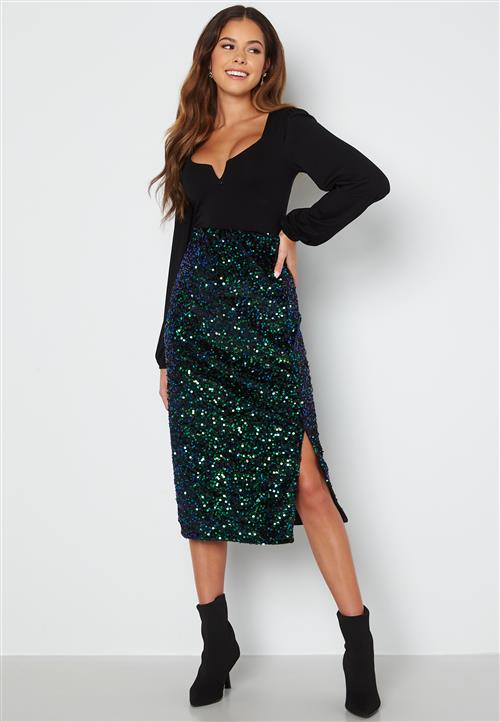 VERO MODA Fame H/W Sequin Skirt