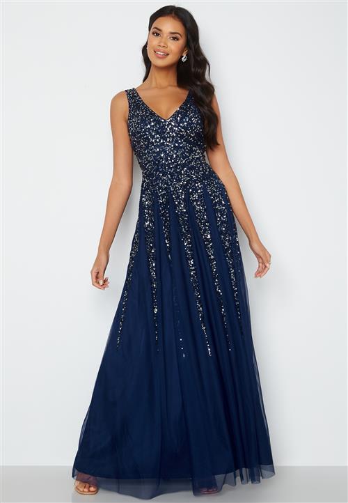 Goddiva Sunray Sequin Maxi Dress