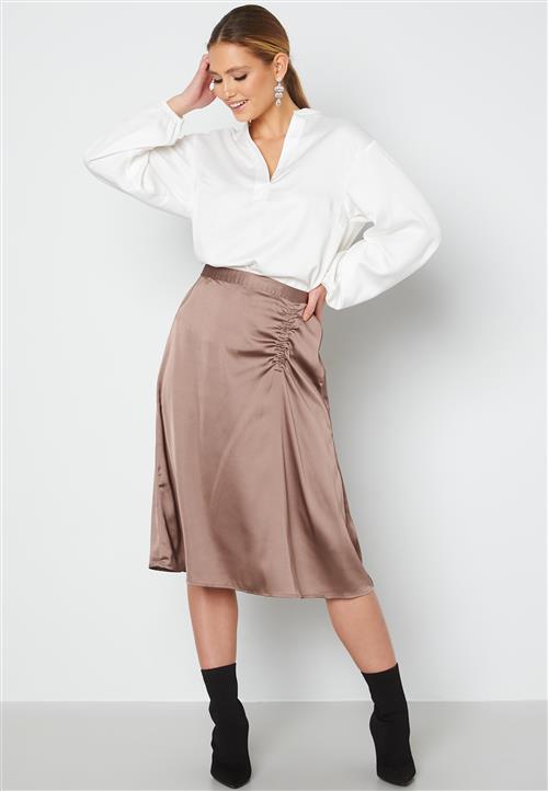 VERO MODA Cristy H/W Rouching Slit Skirt