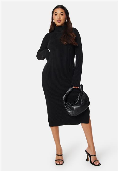 BUBBLEROOM Amira knitted slit dress