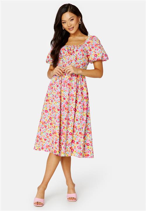 VILA Laine Nia Sleeve Midi Dress