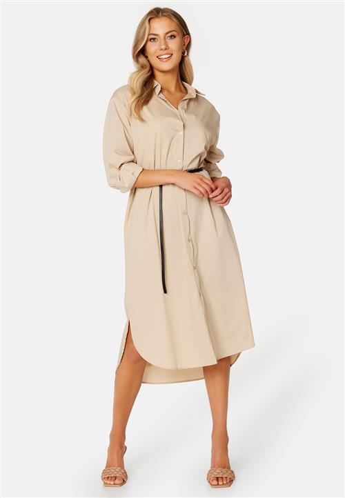 VILA Gimas L/S Midi Shirt Dress