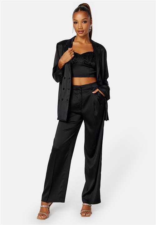 BUBBLEROOM Chana satin suit pants