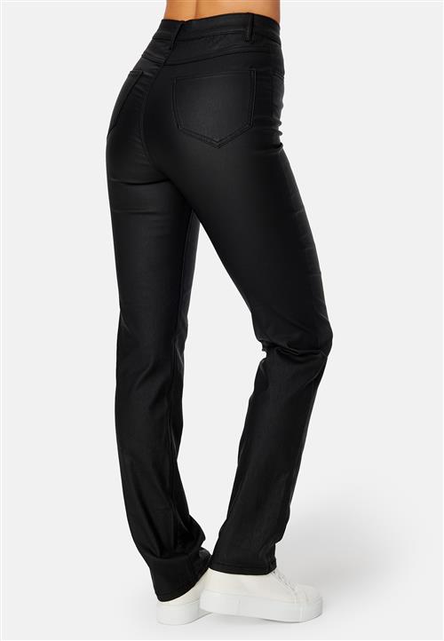 VILA Commit Coated HW Straight Pant