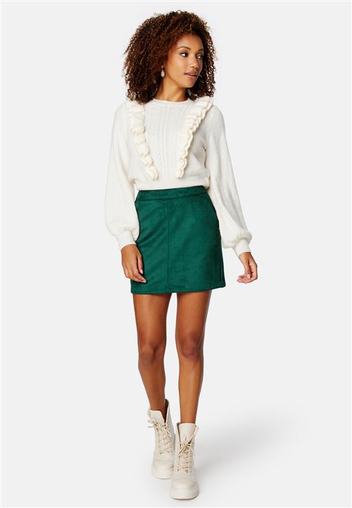 VERO MODA Donna Dina Faux Suede Short Skirt